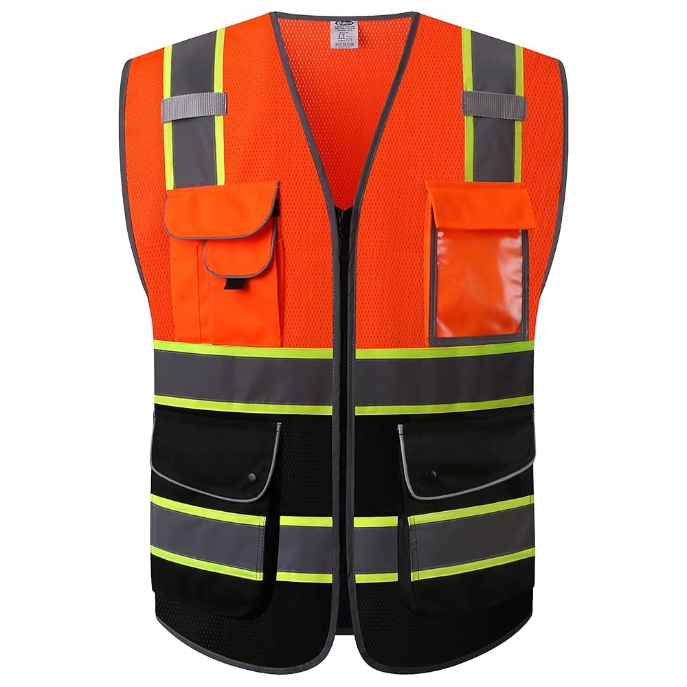 トップス DITCH / VEST / ACRYLIC. SIGN Add Your Name Text on High Visibility Reflective Safety Vest